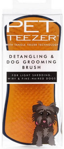 Tangle Teezer Pet Teezer Detangling & Dog Grooming Brush Navy and Orange