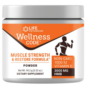 Life Extension Wellness Code® Muscle Strength & Restore Formula 94,2 g, prášek