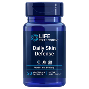 Life Extension Daily Skin Defense 30 ks, vegetariánská kapsle
