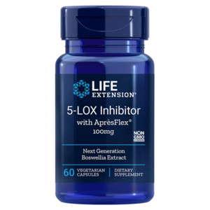 Life Extension 5-LOX Inhibitor with AprèsFlex® 60 ks, vegetariánská kapsle, 100 mg