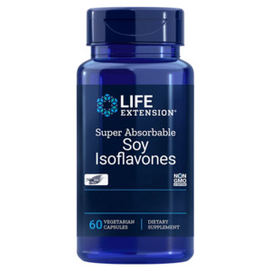 Life Extension Super-Absorbable Soy Isoflavones 60 ks, vegetariánská kapsle