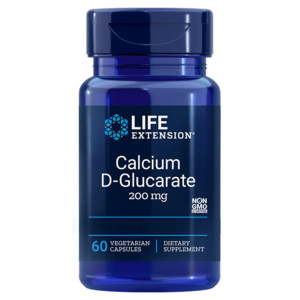 Life Extension Calcium D-Glucarate 60 ks, vegetariánská kapsle, 200 mg