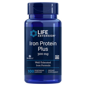 Life Extension Iron Protein Plus 100 ks, kapsle, 300 mg