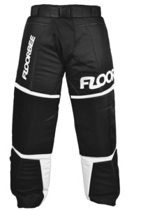 FLOORBEE GOALIE ARMOR PANTS white/black S, černá / bílá