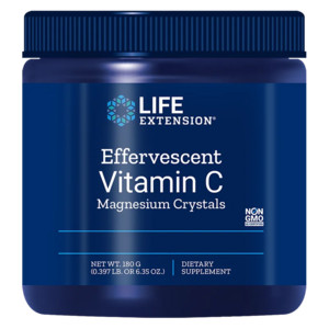 Life Extension Effervescent Vitamin C Magnesium Crystals 180 g, krystaly