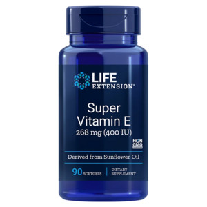 Life Extension Super Vitamin E 90 ks, gelové tablety, 268 mg (400 IU)