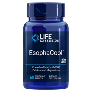 Life Extension EsophaCool™ 60 ks, žvýkací tablety