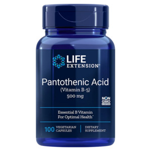 Life Extension Pantothenic Acid 100 ks, vegetariánská kapsle