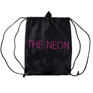 Salming Gym Bag Neon černá / neonově růžová