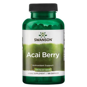 Swanson Acai Berry 120 ks, kapsle, 500 mg