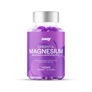 Sway Health CHEERFUL MAGNESIUM Malina, 60 ks, gummies, 120 mg