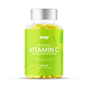 Sway Health ORGANIC VITAMIN C Citrón, 60 ks, gummies, 80 mg