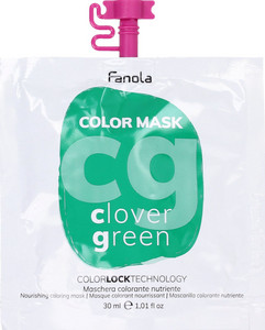 Fanola Color Mask Colored Hair Mask 30ml, Clover Green