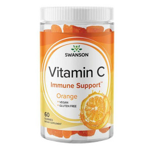Swanson Vitamin C Pomeranč, 60 ks, gummies