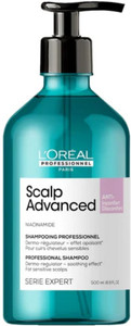 Obrázok L'Oréal Professionnel Scalp Advanced Anti-Discomfort Professional Shampoo 500 ml šampón na upokojenie citlivej pokožky hlavy pre ženy