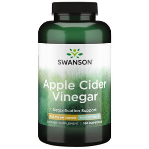 Swanson Apple Cider Vinegar 180 ks, kapsle, 625 mg