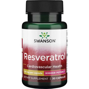Swanson Resveratrol Resveratrol 100 30 ks, kapsle, 250 mg