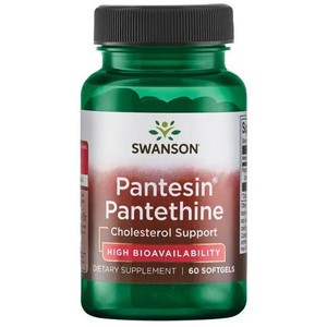 Swanson Pantesin Pantethine 60 ks, gelové tablety, 300 mg