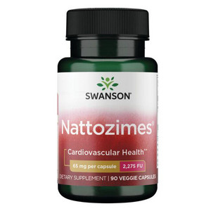 Swanson Nattozimes 90 ks, vegetariánská kapsle, 65 mg