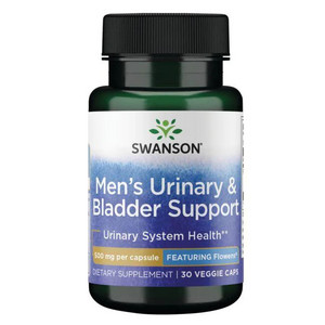 Swanson Men's Urinary and Bladder Support 30 ks, vegetariánská kapsle, 500 mg