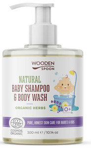 WoodenSpoon Děts.sprch.gel šampon 2v1 byliny 300 ml