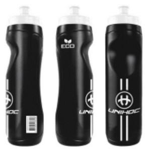 Unihoc Water Bottle ECO black 0.9L černá