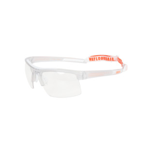 Zone floorball Eyewear PROTECTOR transparentní / lava, Senior - max 60 cm