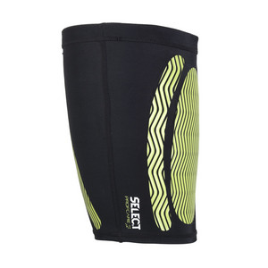 Select Compression Thigh Support with kinesio effect 6350 S, černá / zelená