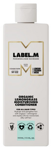Label.m Organic Lemongrass Moisturising Conditioner Zklidňující hydratační kondicionér 1000 ml