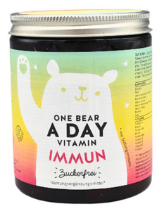 Vitamíny pro podporu imunity bez cukru One Bear a Day 90 ks