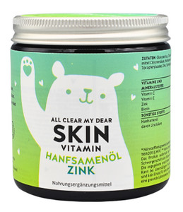 Bears with Benefits All Clear My Dear Skin Vitamins 60 ks