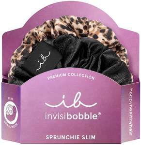 Invisibobble Premium Sprunchie Slim "Leo is the New Black" 2 ks, Leo is the New Black