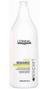 Obrázok L´OREAL PARIS Expert Pure Resource Shampoo Šampón na mastné vlasy 1500ml