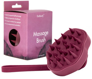Bellody Scalp Massage Brush 1 ks, Bordeaux Red