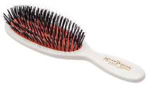 Mason Pearson Pocket Bristle & Nylon Hairbrush BN4 1 ks, Bílá