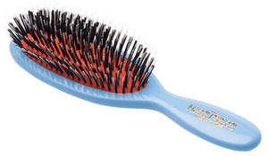 Mason Pearson Pocket Bristle & Nylon Hairbrush BN4 1 ks, Modrá