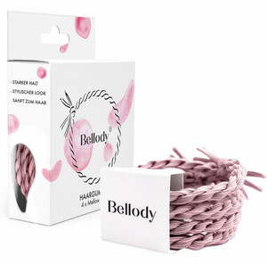 Bellody Original Hair Ties 4 ks, Mellow Rose
