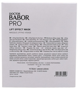 Babor Doctor Pro Liftt Effect Mask RX 10 ks, kabinetní balení