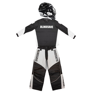 BlindSave LITE Jr set with helmet 150 / 160 cm, černá / bílá