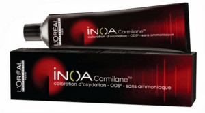 Obrázok L'Oréal Professionnel Inoa Carmilane 60g C 5,62 svetle hnedočervená dúhová