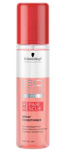 Obrázok SCHWARZKOPF BC Cell Perfector Repair Rescue Spray Conditioner Kondicionér na farbené, poškodené vlasy 200ml