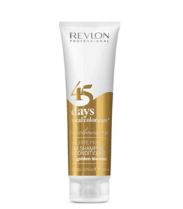 Revlon 45 days total color care Shampoo & Conditioner 2in1- 2v1 a kondicionér pro zlatavé odstíny 275 ml