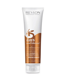 Revlon 45 days total color care Shampoo & Conditioner 2in1- 2v1 a kondicionér pro intenzivní měděné odstíny 275 ml