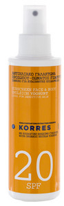 Obrázok Korres Sunscreen Emulsion Yoghurt emulzia na opaľovanie s SPF20, 150 ml