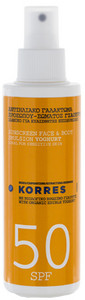 Obrázok Korres Sunscreen Emulsion Yoghurt emulzia na opaľovanie s SPF50, 150 ml