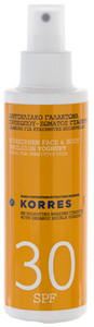 Obrázok Korres Sunscreen Emulsion Yoghurt emulzia na opaľovanie s jogurtom SPF30, 150 ml