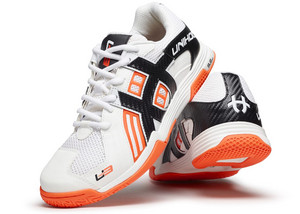 Obrázok Unihoc U3 Power white/orange biela / pranžová Muž US 5 / UK 4 / EU 37 / 25 cm