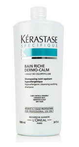 Obrázok KERASTASE Dermo-Calm Bain Riche Haute Tolérance Šampón na suché vlasy 1000ml