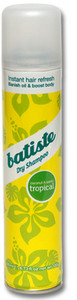 Obrázok BATISTE Dry Shampoo Tropical Šampón na normálne vlasy 200ml