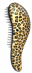 Dtangler Hair Brush leopard yellow